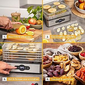 Uscator de fructe si legume First FA-5126-6