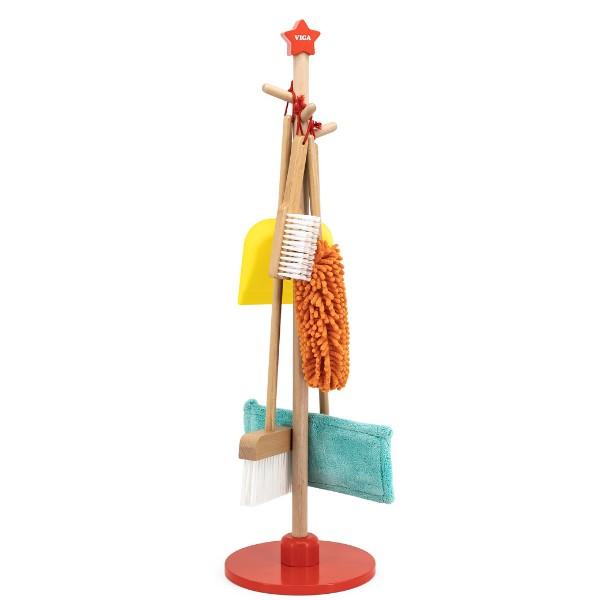 Aparat casnic de jucarie VIGA Set de instrumente de curățare 44567