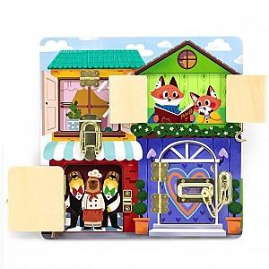 Jucarie interactiva VIGA Deschide-închide zăvoarele 44653