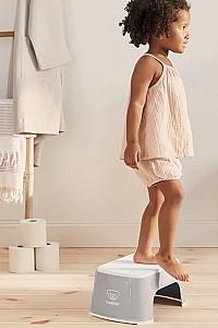 Inaltator baie copii BabyBjorn Step Stool Grey/White