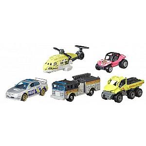 Masina jucarie Hot Wheels 5 masini de baza Matchbox C1817