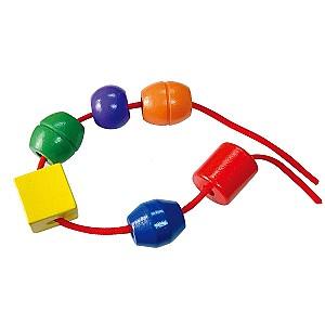 Set de jucarii VIGA Mărgele și figuri geometrice 58466