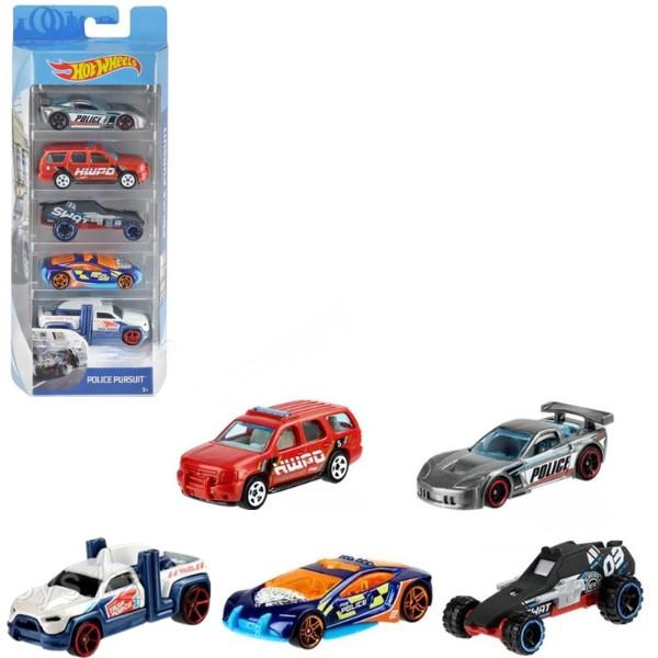 Masina jucarie Hot Wheels Set 5 masini de baza 1806