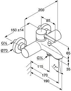 Baterie cada Kludi Bozz (386915376)