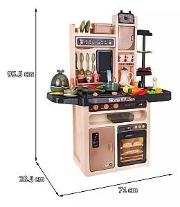 Aparat casnic de jucarie Beibe Good Modern Kitchen ZDZ.889-211 65pcs Multicolor