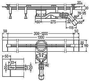 Rigola de dus Viega Advantix Vario (721671)