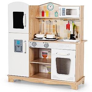 Aparat casnic de jucarie Costway HW67657 White/Natural