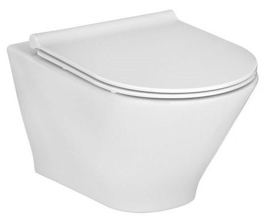 Vas WC Roca Gap Round Rimless + Slim (A34H0N8000)