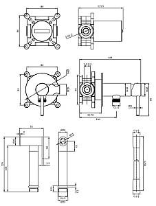 Baterie pentru bideu Omnires Y (SYSYBI2GLB)