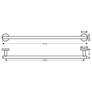 Accesoriu Hansgrohe Logis Universal (41728000)