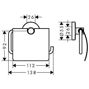 Accesoriu Hansgrohe Logis Universal (41728000)