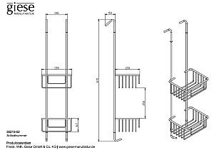 Raft pentru baie Giese 30210-02
