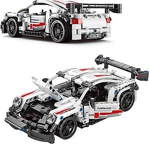 Constructor Pingao Porsche White 420pcs
