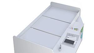 Pat copii Polini Kids Simple 4000 Alb