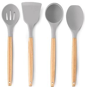 Set ustensile de bucatarie Tadar Silico Pemi Grey 7pcs