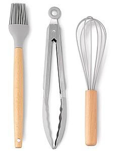 Set ustensile de bucatarie Tadar Silico Pemi Grey 7pcs