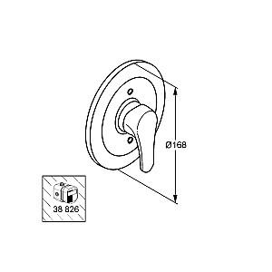 Baterie dus Kludi Tercio (389210575)