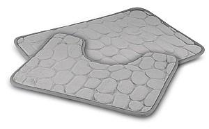 Covoras de baie Tadar Set Light Grey 2pcs 60x40cm/50x40cm