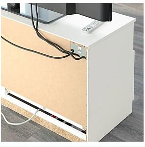 Living IKEA Brimnes sticla 320x41x190 Alb