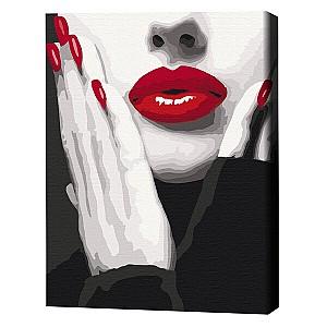 Tablou pe numere BrushMe Efectul culorii roșii RBS51491FC