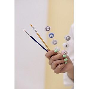Tablou pe numere BrushMe Culorile cărămizii ale Amsterdamului RBS1010FC