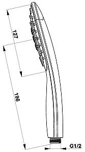 Set de duș Herz Simphony a36 UH12054