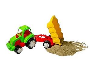 Tehnica speciala Burak Toys Tractor cu Remorca Super 04542