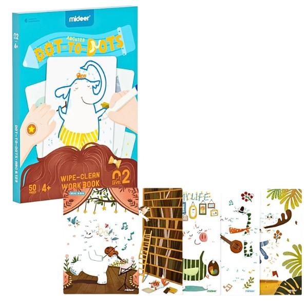 Set de jucarii Mideer „Unim punctele”, nivelul 2 de dificultate