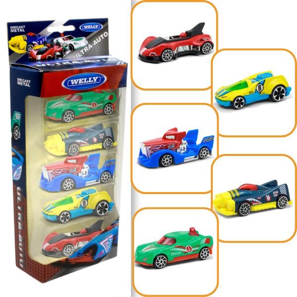 Masina jucarie Welly Set de 5 mașini ULTRA AUTO