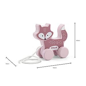 Jucarie de impins si tras PolarB Vulpea 44002