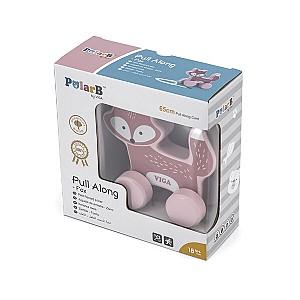 Jucarie de impins si tras PolarB Vulpea 44002