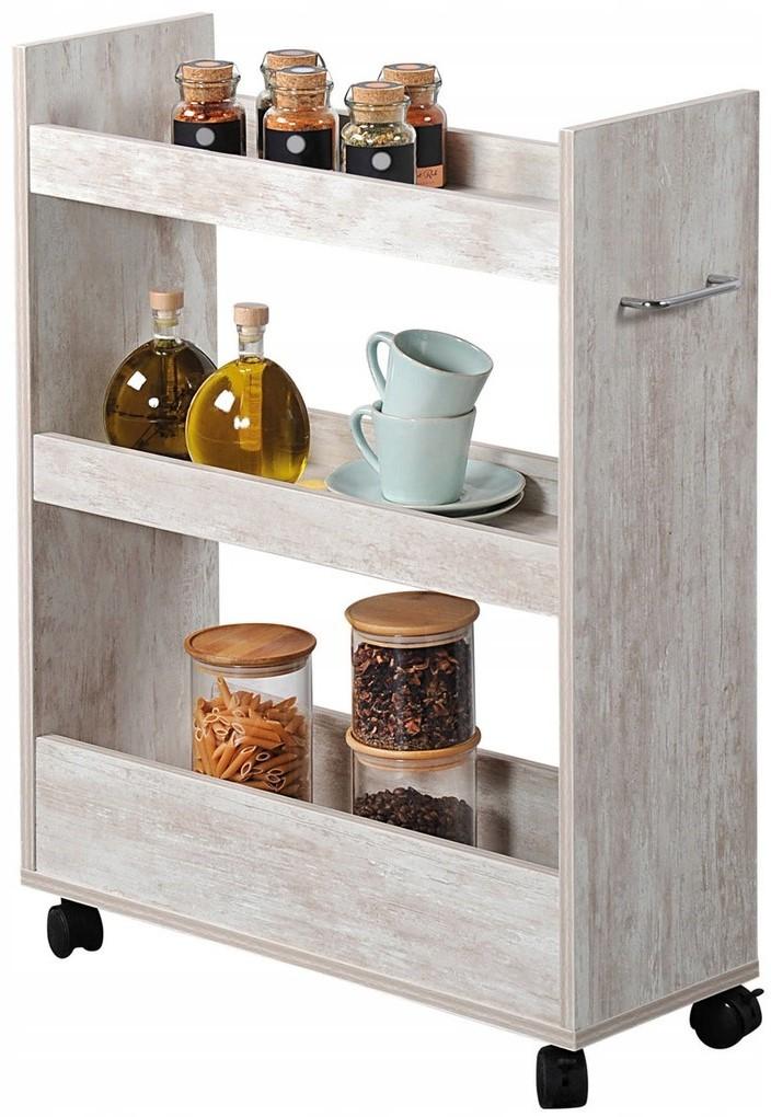 Masa pentru pat Kesper 24853 Alb