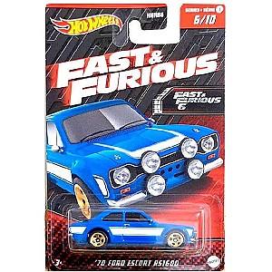 Masina jucarie Hot Wheels Fast & Furios 10 modele