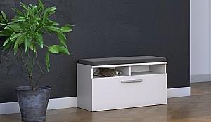 Dulap pentru incaltaminte TopEshop Riva Alb Mat