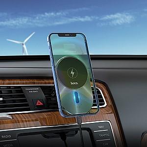 Suport auto pentru telefon HOCO CA91 Magic magnetic wireless fast charging