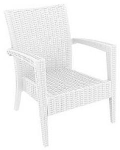 Fotoliu de terasa All Home Miami Lounge 850 White