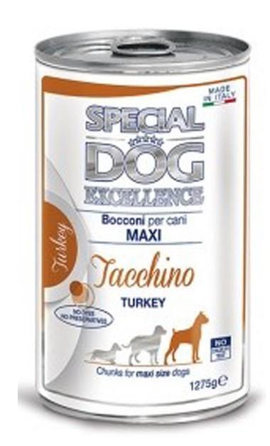 Hrana umeda pentru caini Special Dog EXCELLENCE CHUNKIES MAXI ADULT TURKEY 1275gr
