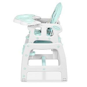 Scaun de masa multifunctional RicoKids Sinco Turquoise/White