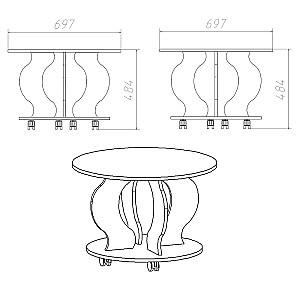 Masuta de cafea, reviste KompaniT Ring Nifeia Aliba