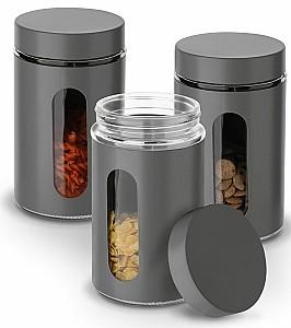 Set de recipiente alimentare Tadar Prato Grey