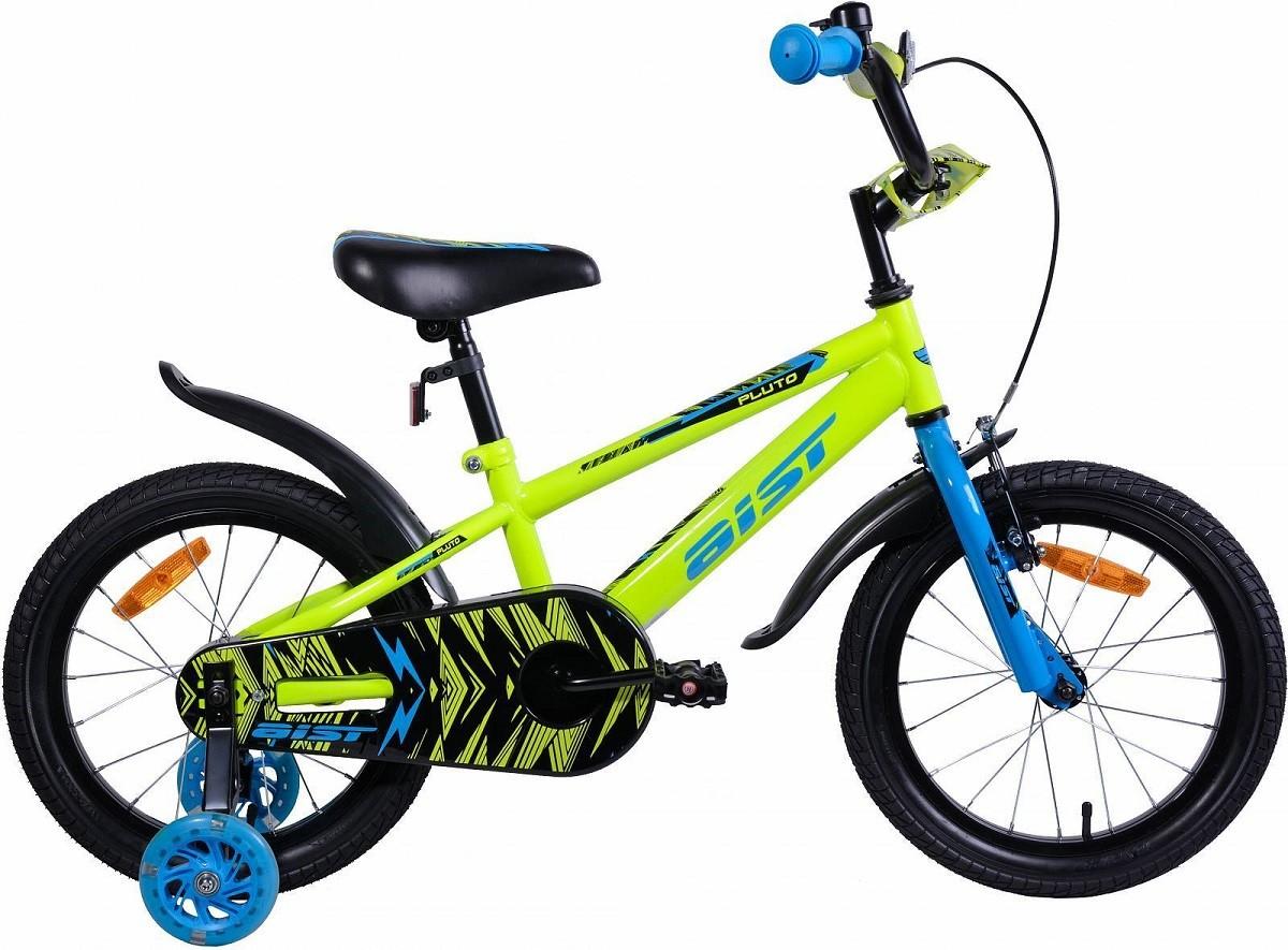 Bicicleta copii Aist Pluto 16 Yellow/Blue