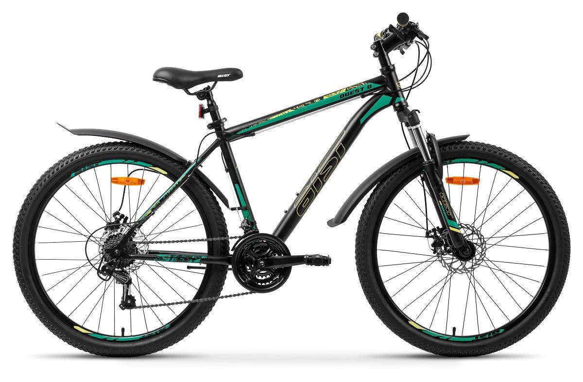 Bicicleta de munte Aist Quest Disk 26 Black/Green
