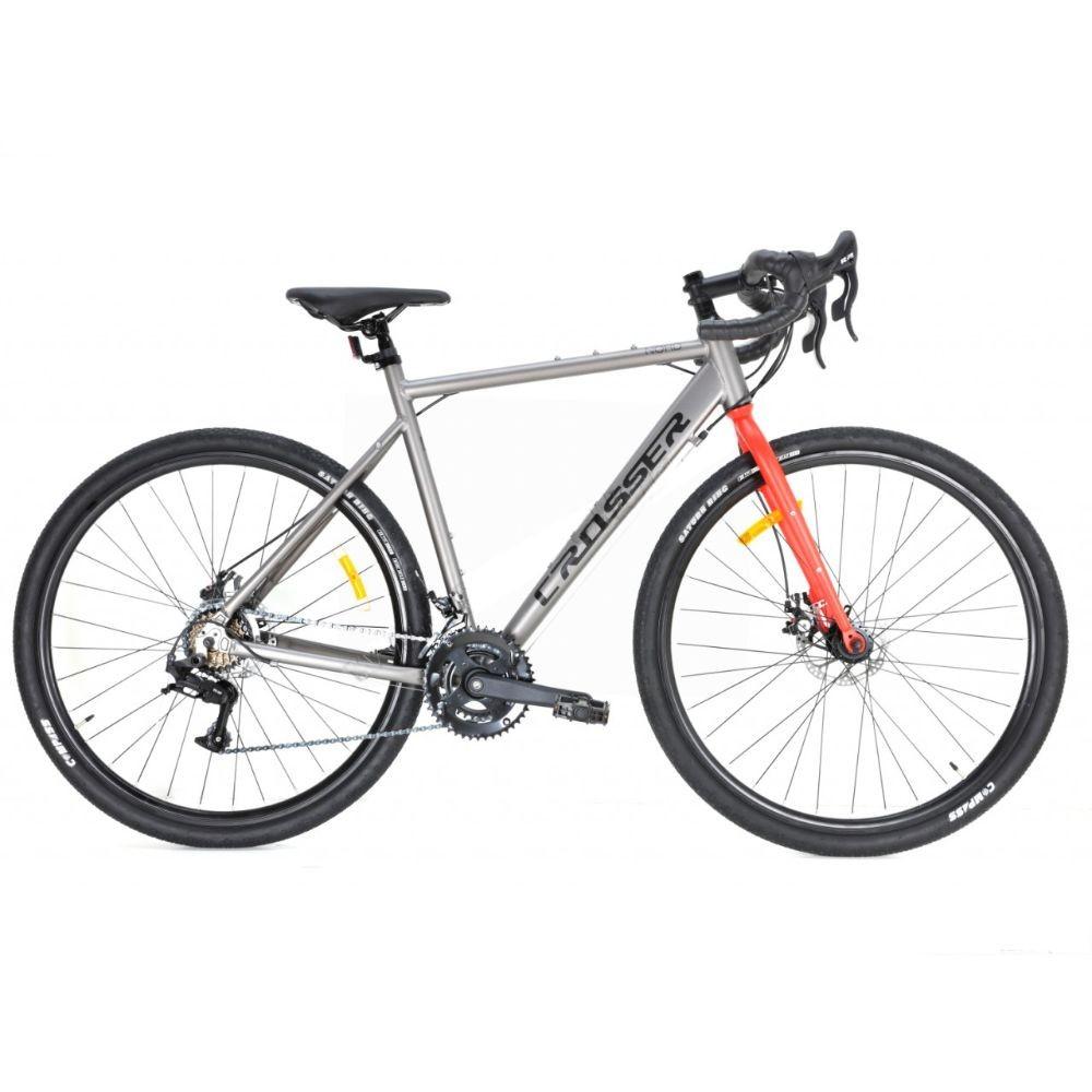 Bicicleta de cursa Crosser NORD 16S 700C 500-16S Gray/Red