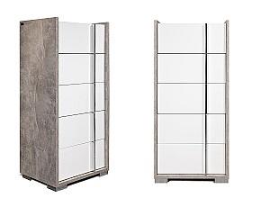 Set dormitor Slonimmebel Olivia 4D 1.6 m White/Grey