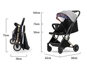 Carucior de plimbare 4Play Compact Pink