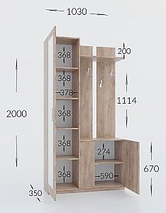 Antreu Confort-NV Malibu Stejar Kraft Auriu(Maro)
