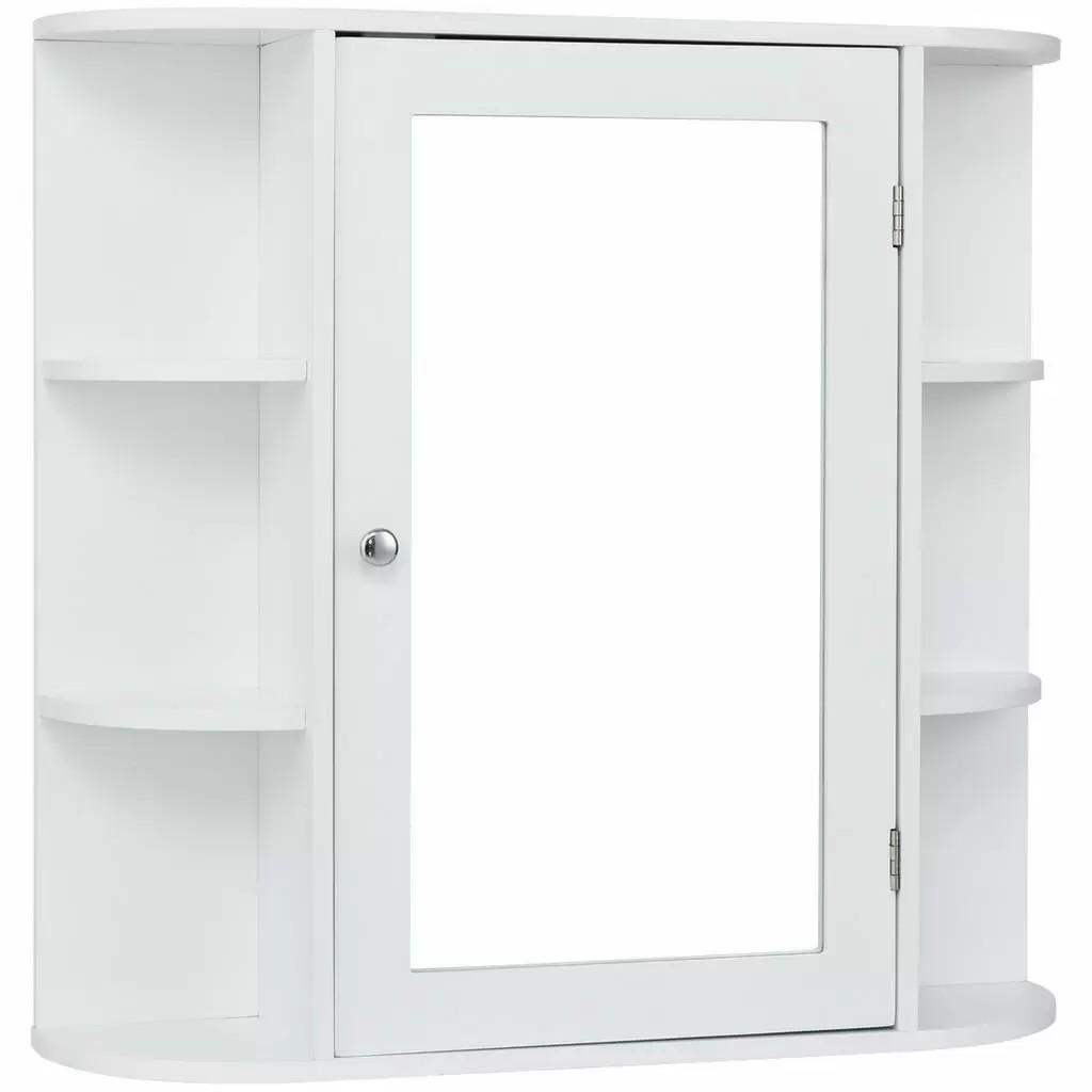 Dulap de baie Costway JV10446WH Alb