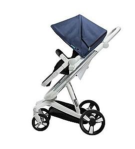 Carucior de plimbare Bebumi Space Silver Navy Blue