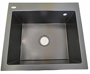 Chiuveta de bucatarie Tornado NIKOLI 510x565 Obsidian