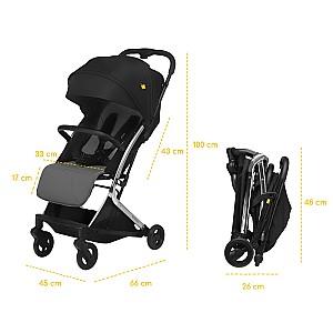 Carucior de plimbare Skiddou Mikkeli Onyx/Black 2020121